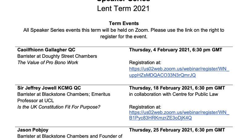 Lent Term Card 2020-2021